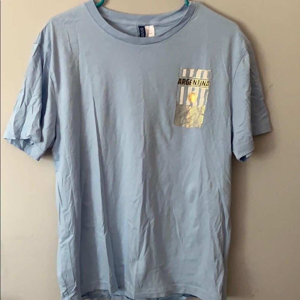 Argentina light blue tee